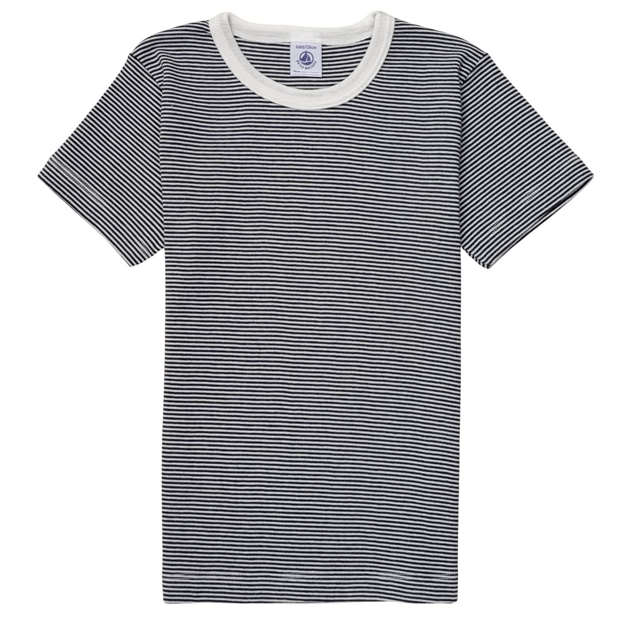 Boys' T-Shirts Petit Bateau White