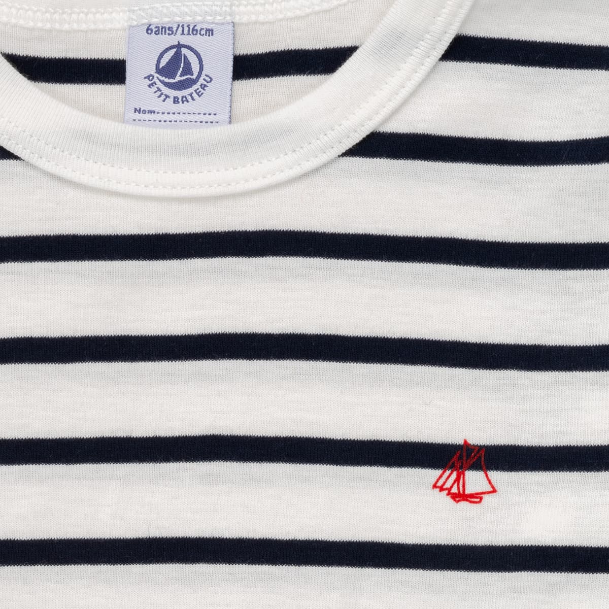Boys' T-Shirts Petit Bateau White