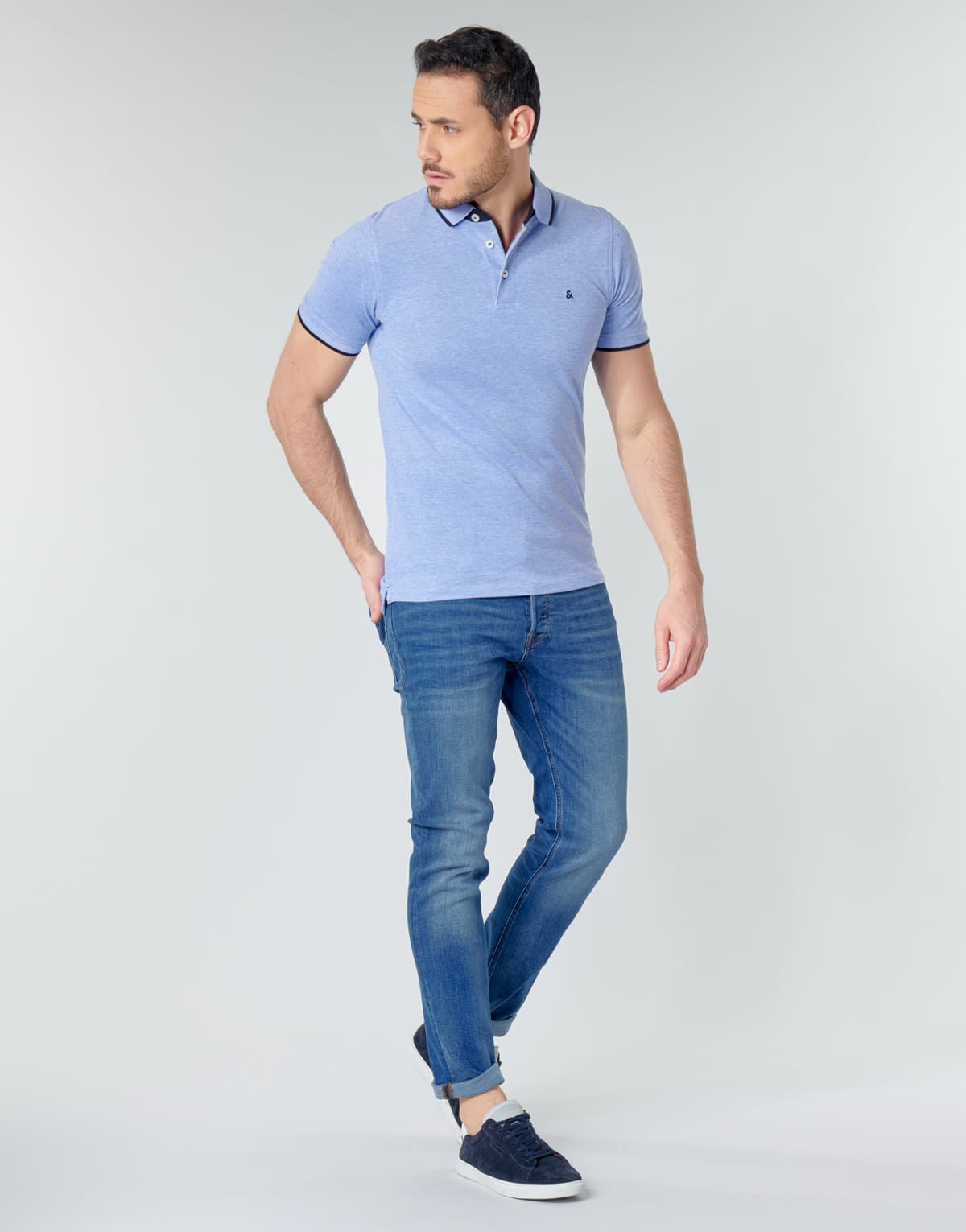 Men's Polo Shirts Jack & Jones Blue