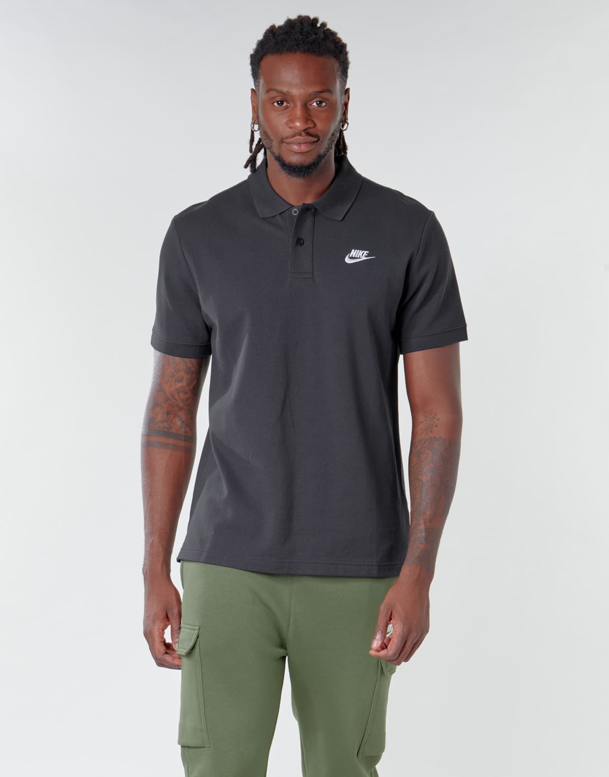 Men's Polo Shirts Nike Black