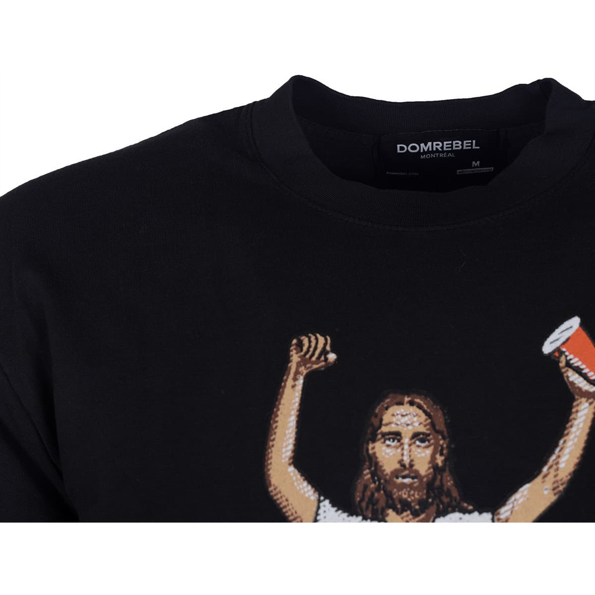 Men's T-Shirts Domrebel Black