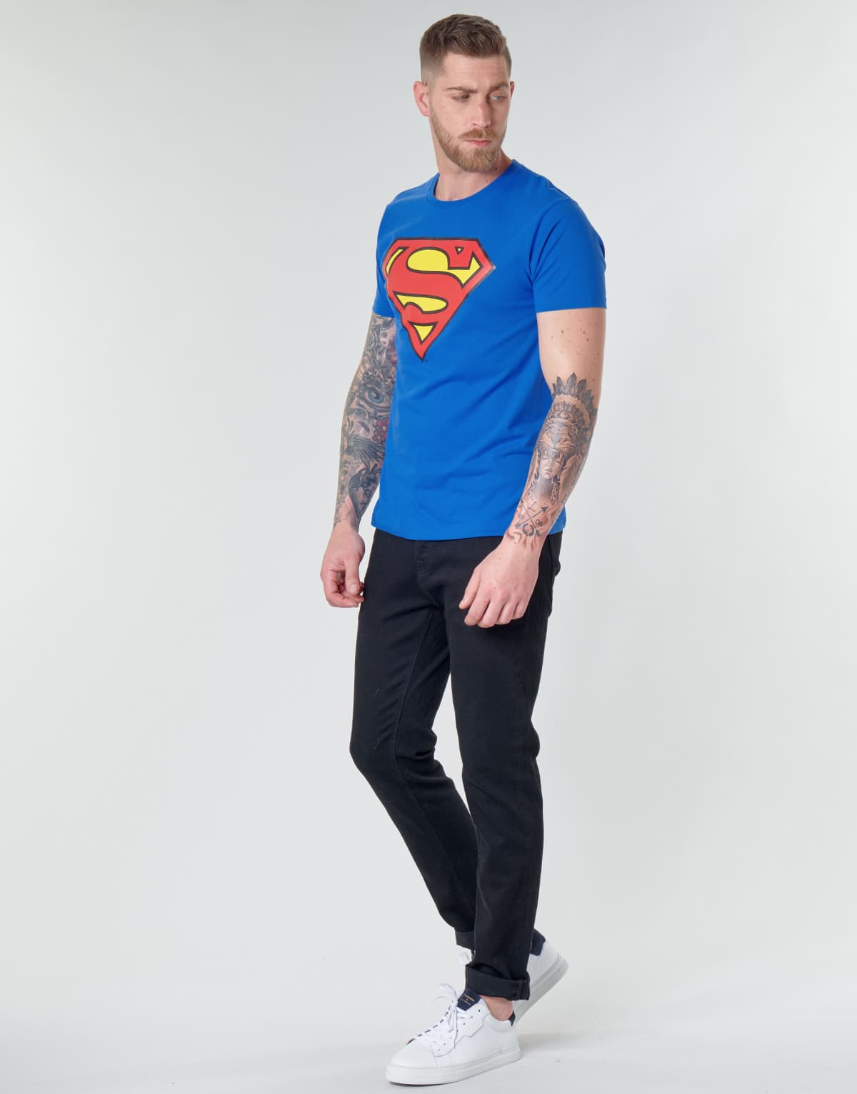 Men's T-Shirts Yurban Blue