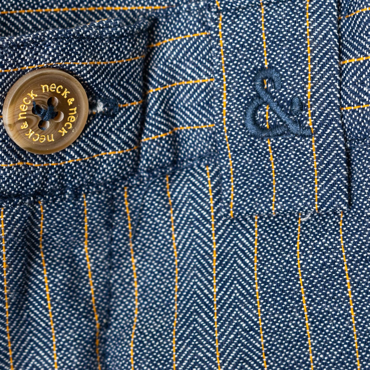 Boys' Shorts Neck And Neck Blue