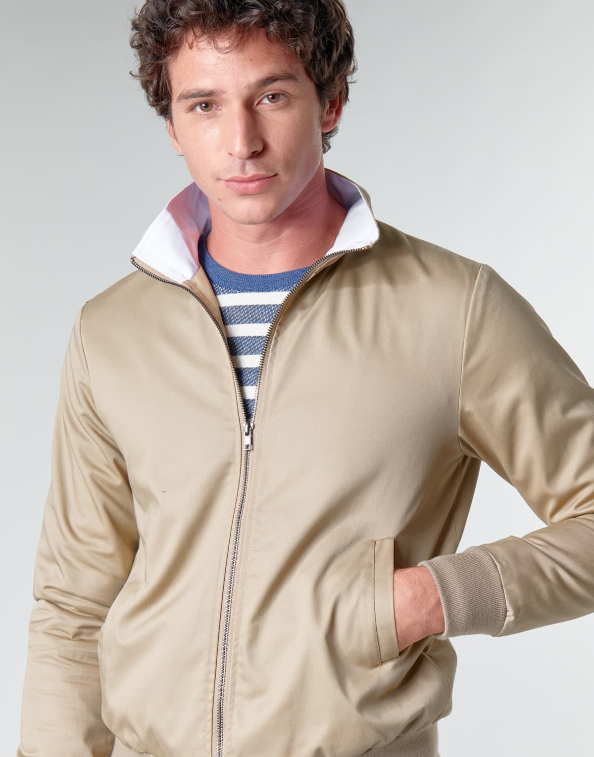 Men's Jackets Yurban Beige