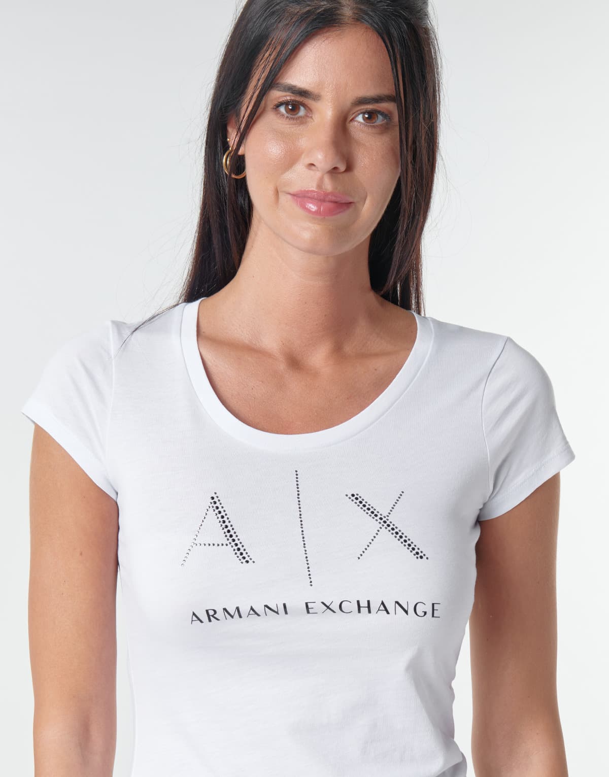 Women's T-Shirts Armani Exchange White