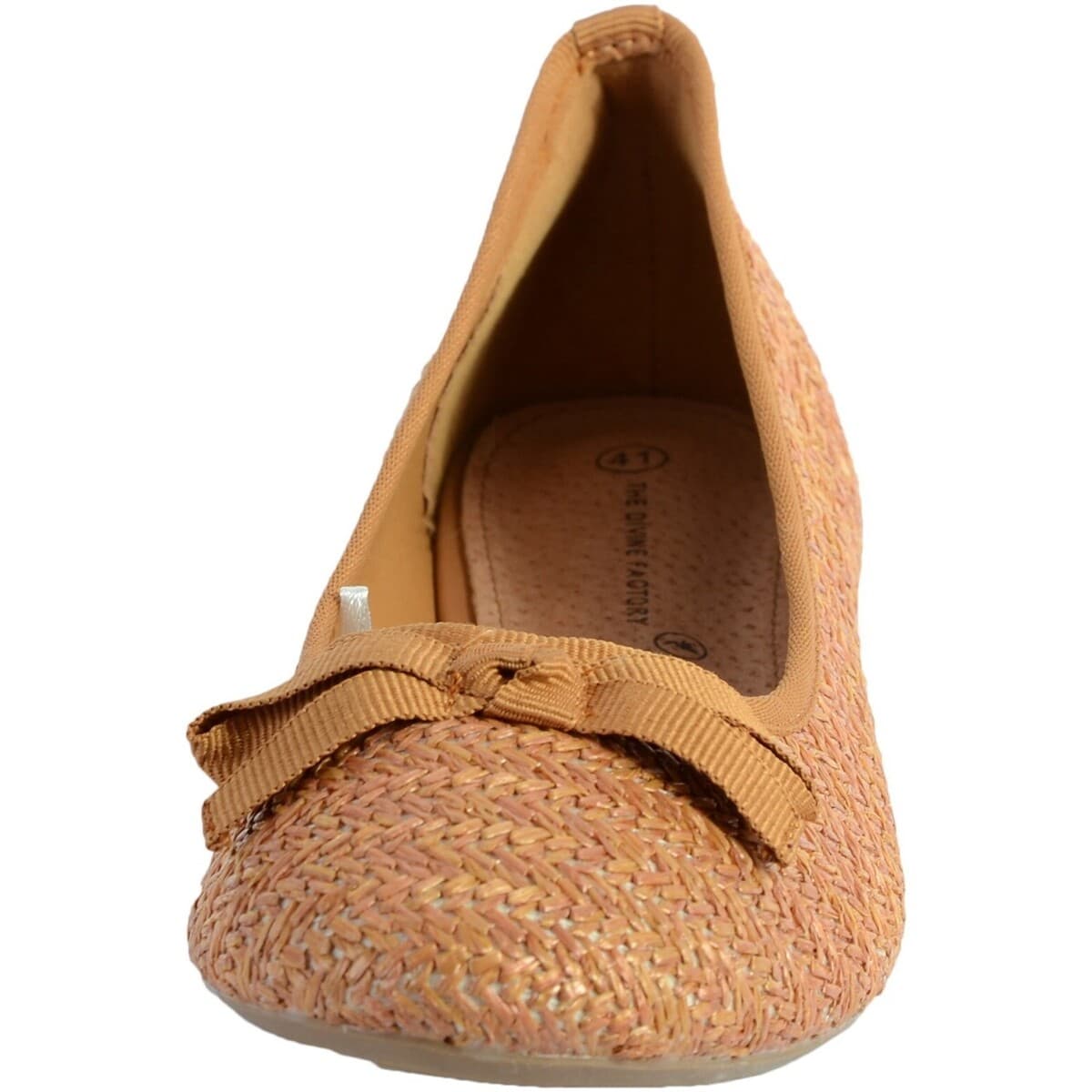 Women's Ballet Flats The Divine Factory Brown