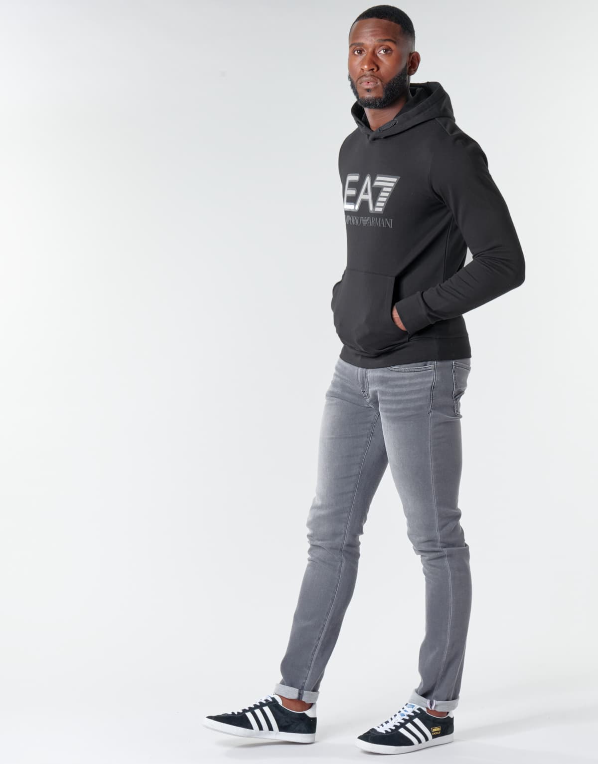 Men's Sweatshirts EA7 Black