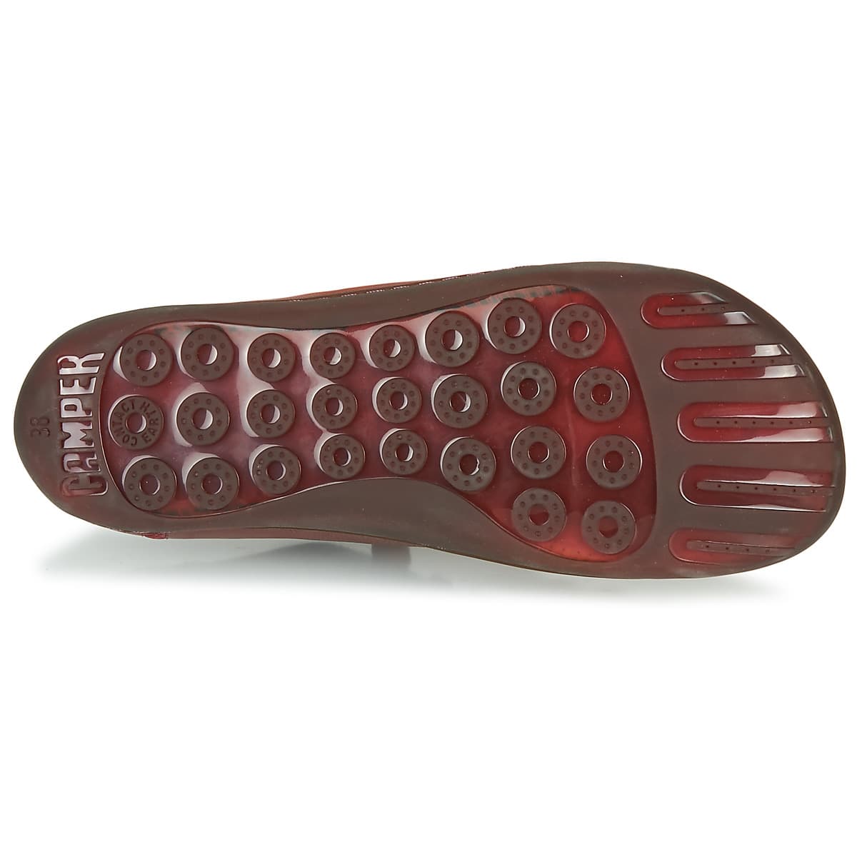 Women's Derby Shoes Camper Bordeaux