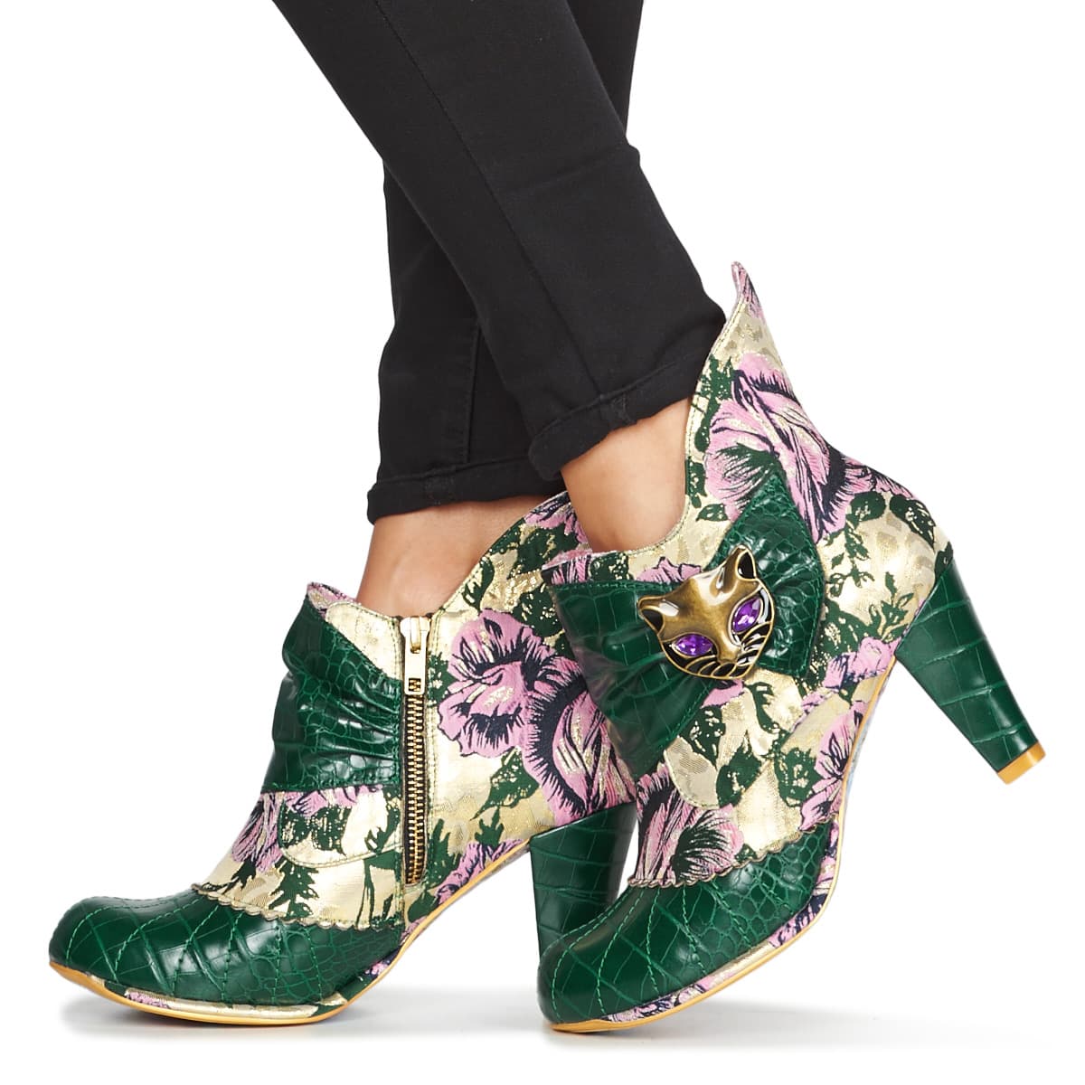 Women's Ankle Boots Irregular Choice Green