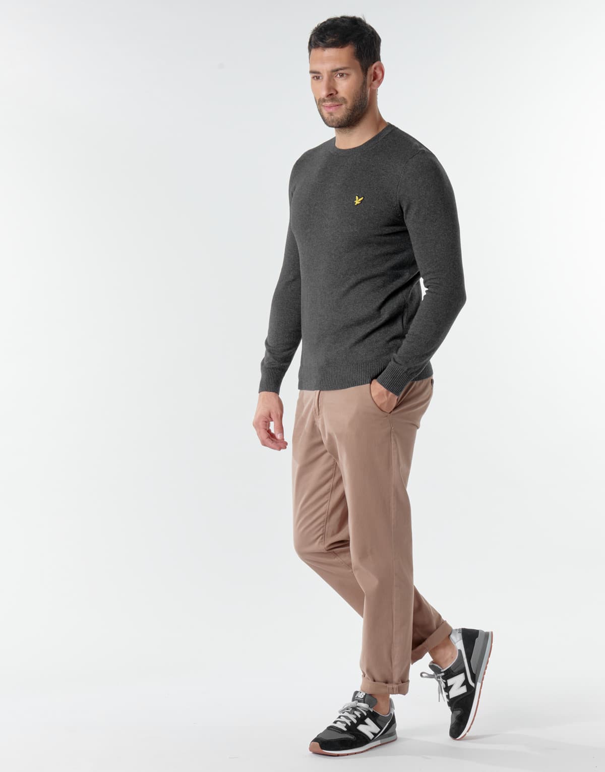 Men's Sweaters Lyle & Scott Gray