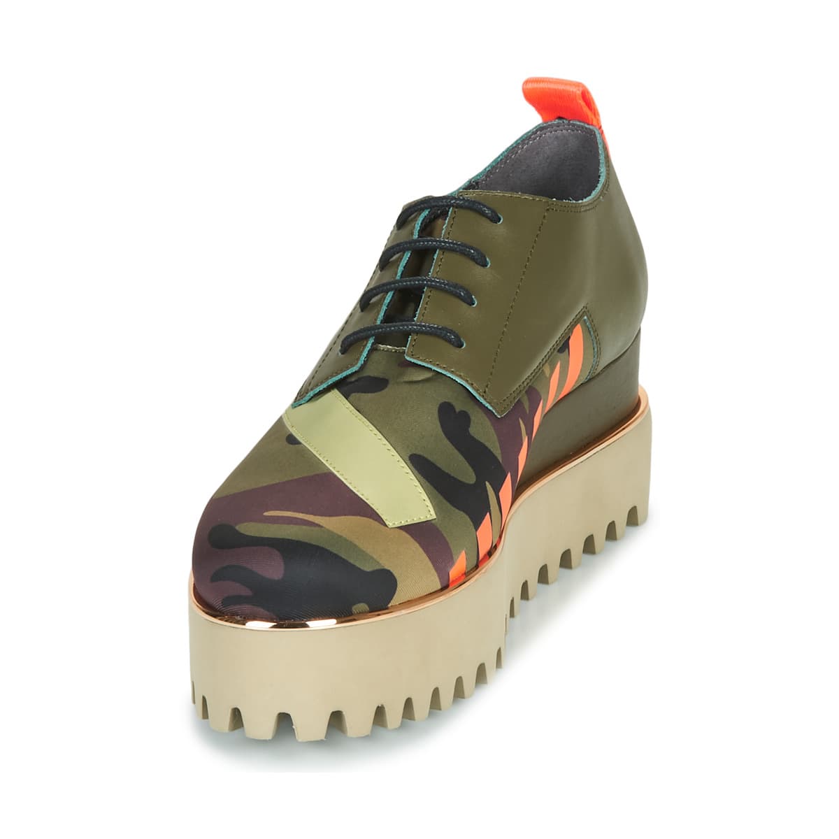 Women's Derby Shoes United nude Khaki