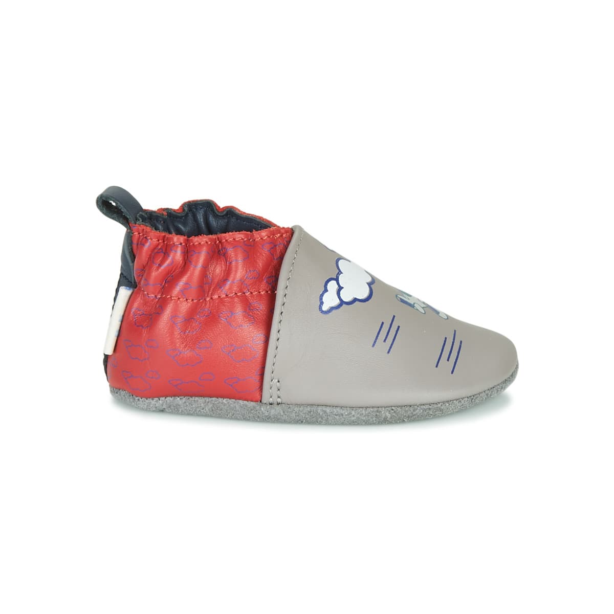 Boys' House Slippers Robeez Gray