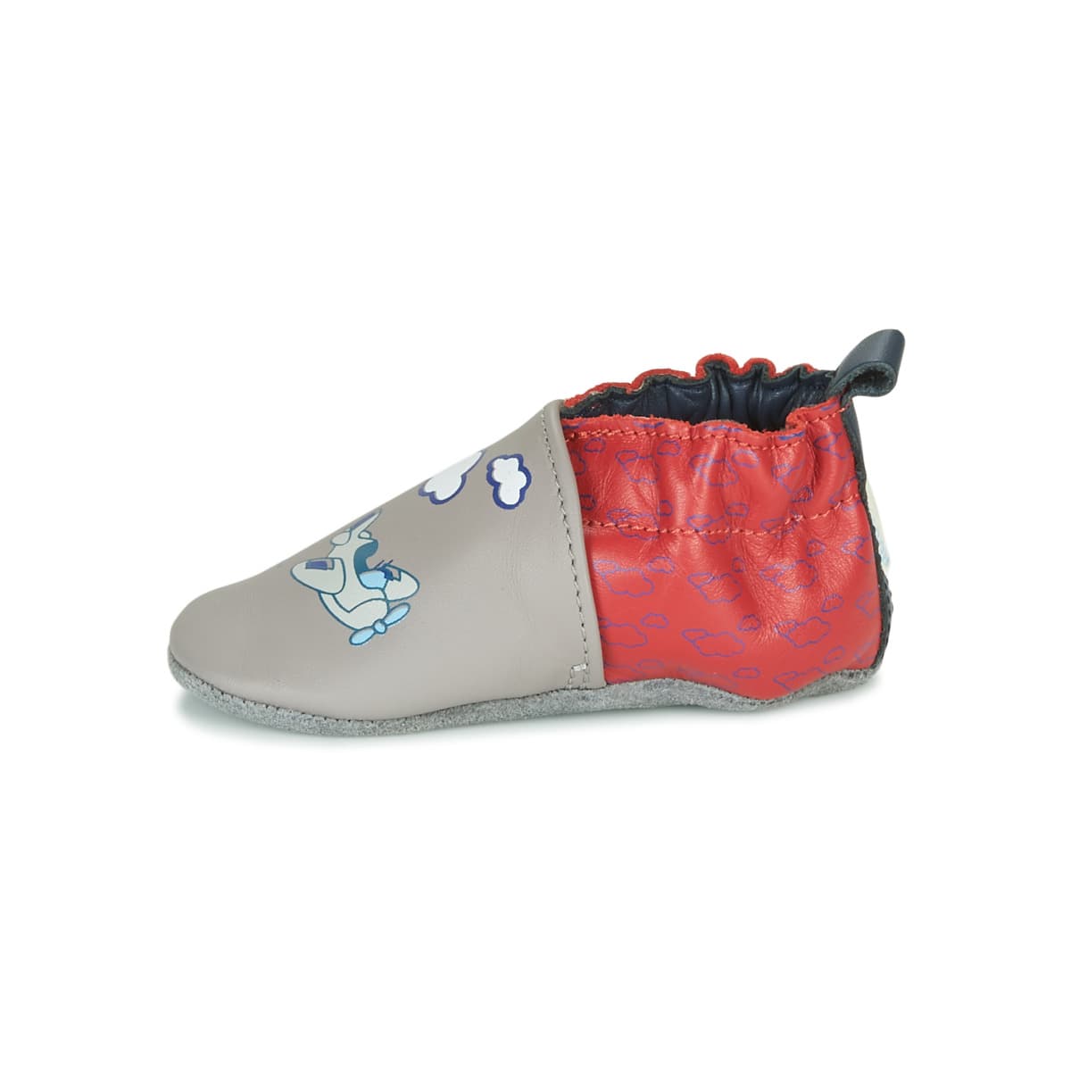 Boys' House Slippers Robeez Gray