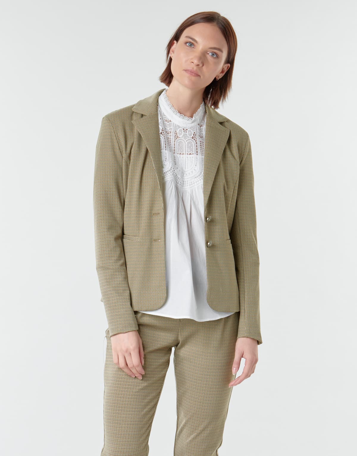 Women's Blazers Cream Beige