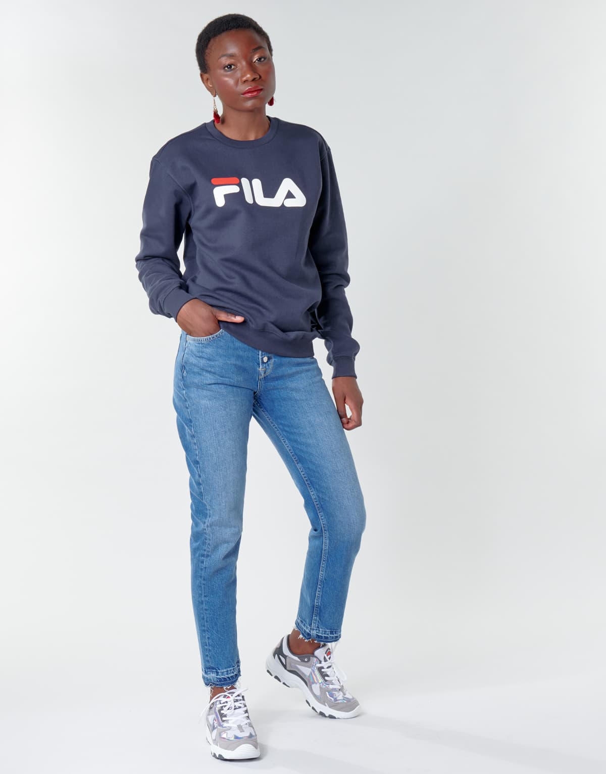 Women's Sports T-Shirts Fila Blue