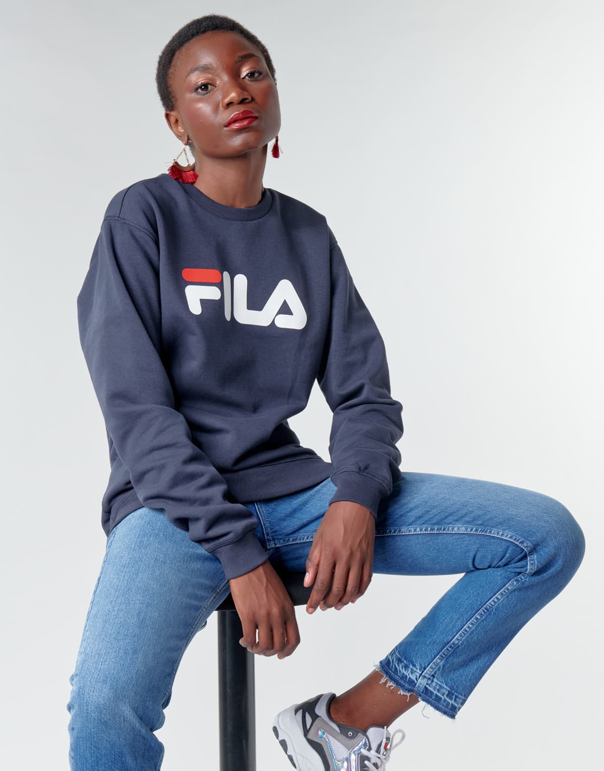 Women's Sports T-Shirts Fila Blue