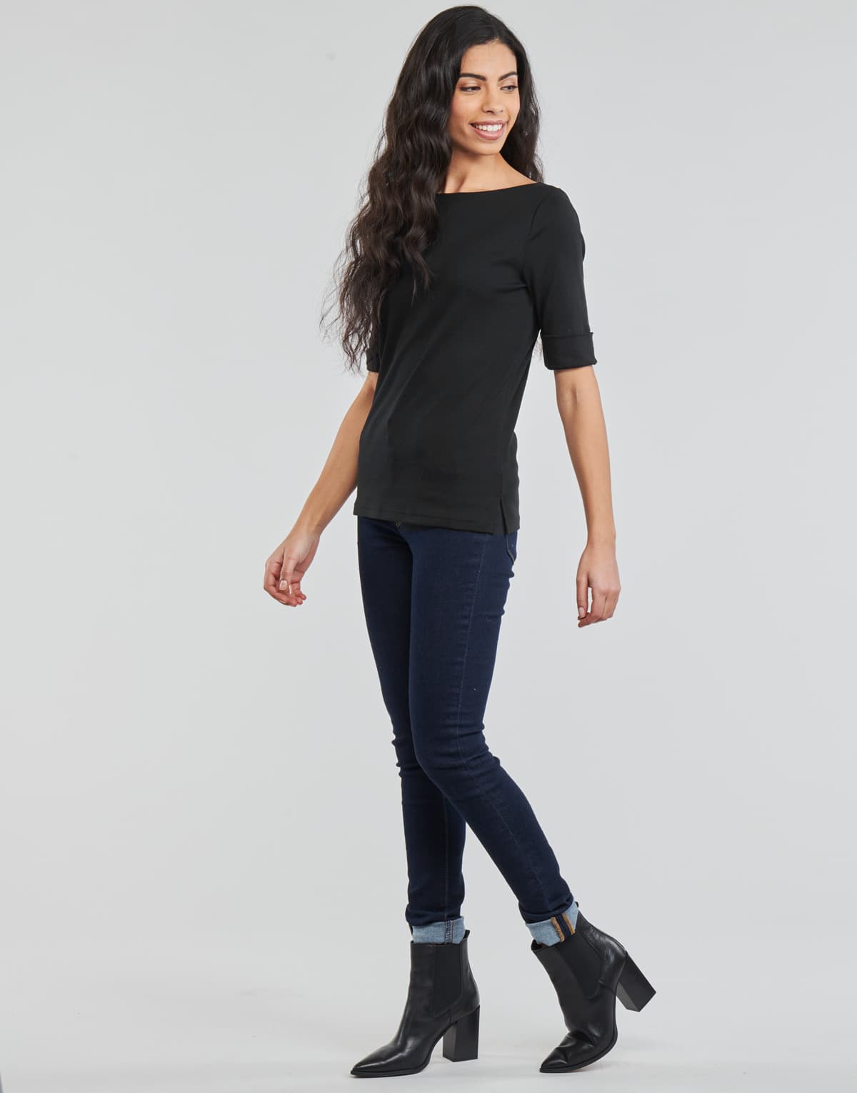 Women's T-Shirts Lauren Ralph Lauren Black