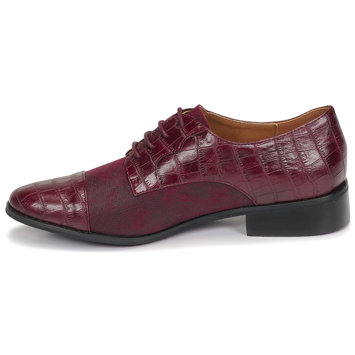 Women's Derby Shoes Moony Mood Bordeaux