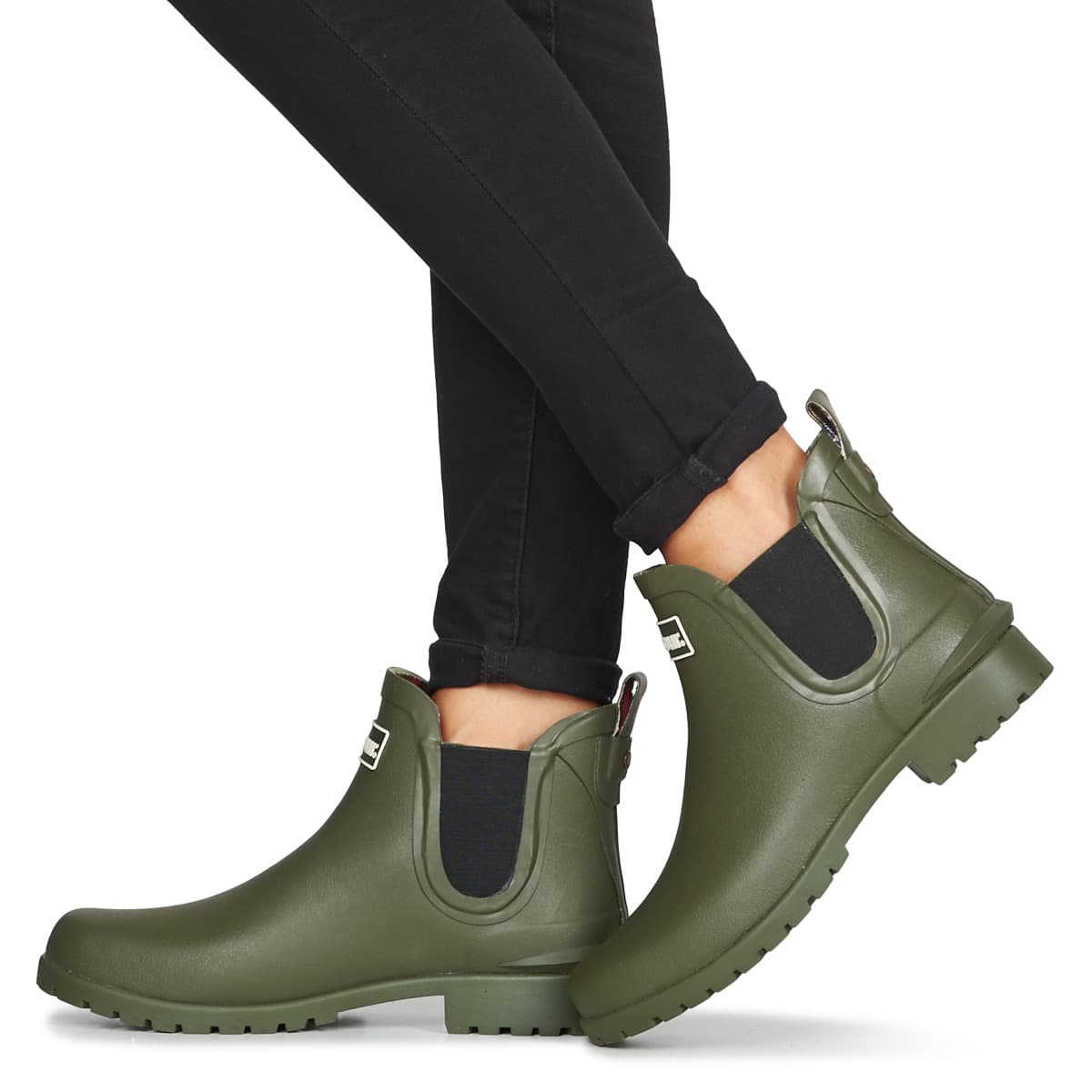 Women's Wellington Boots Barbour Green