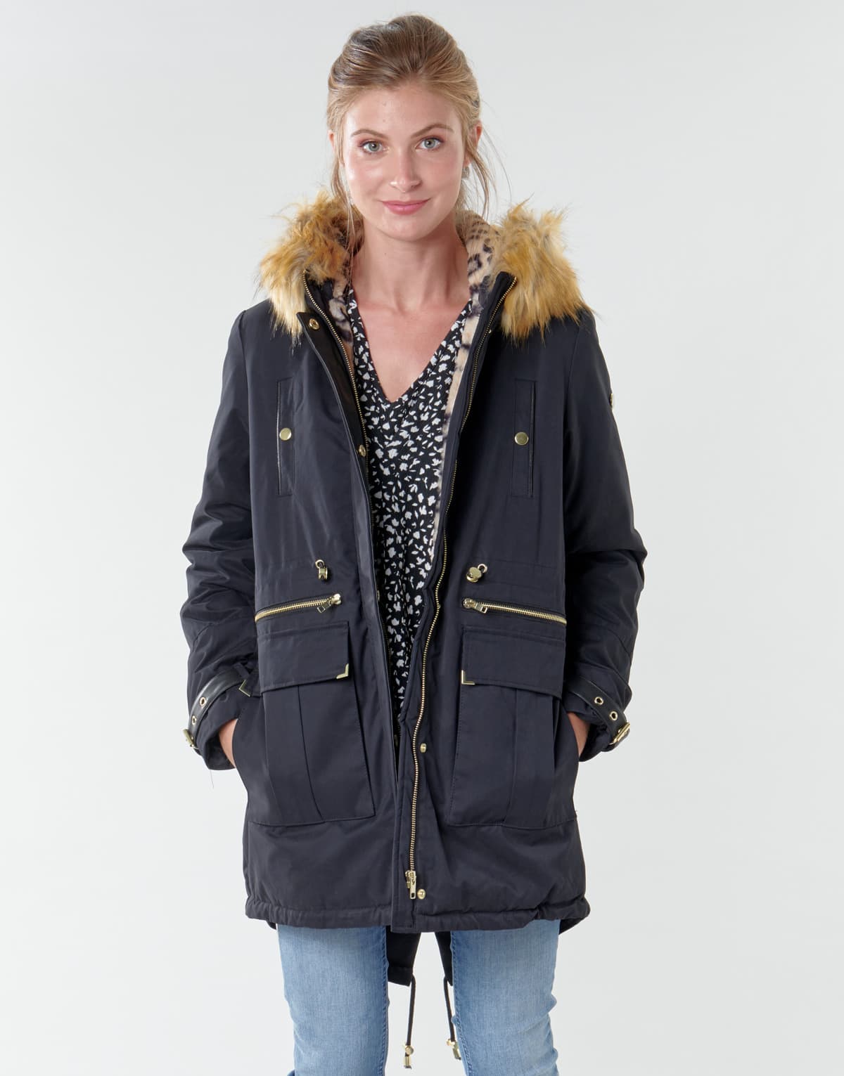 Women's Parkas Kaporal Black