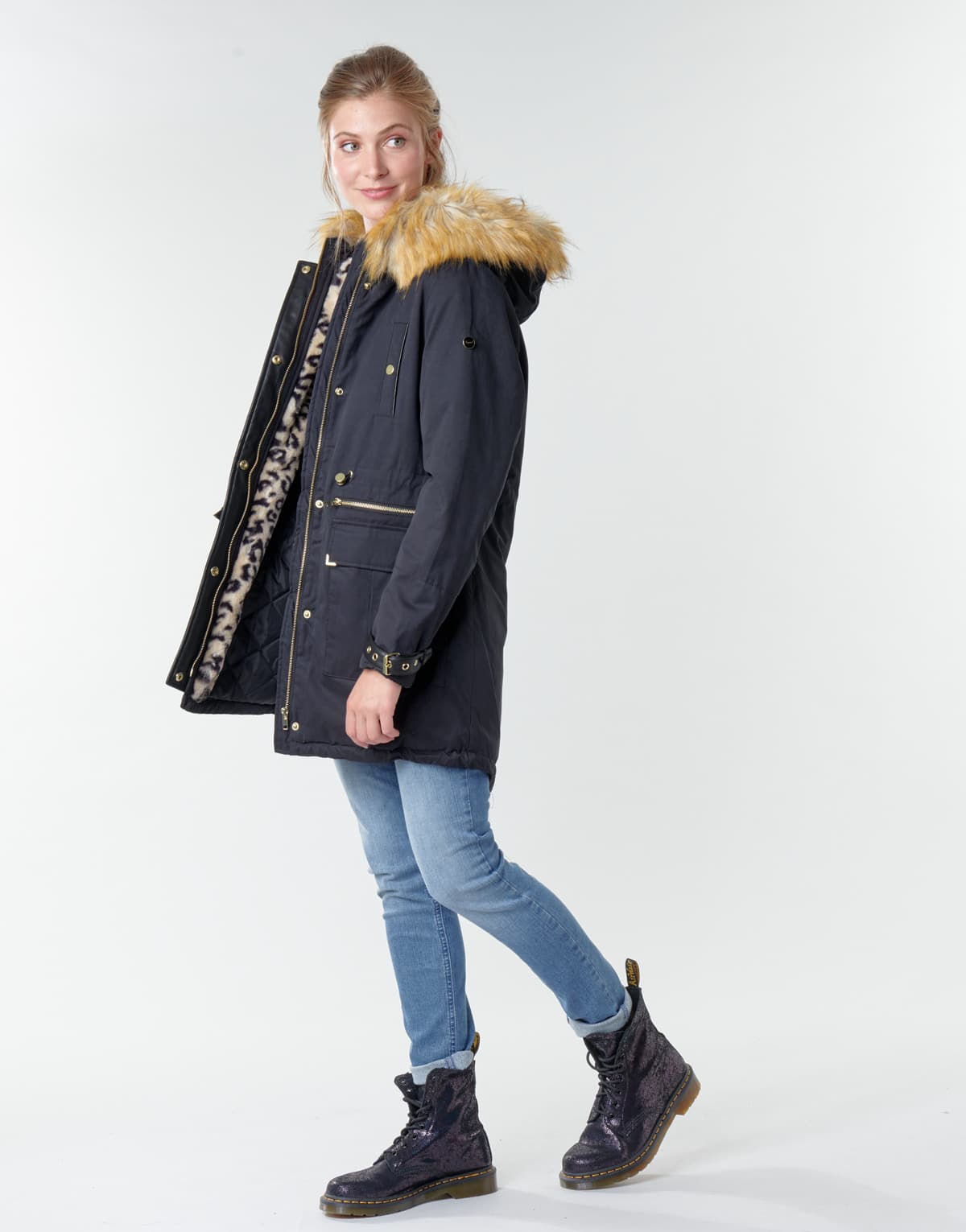 Women's Parkas Kaporal Black