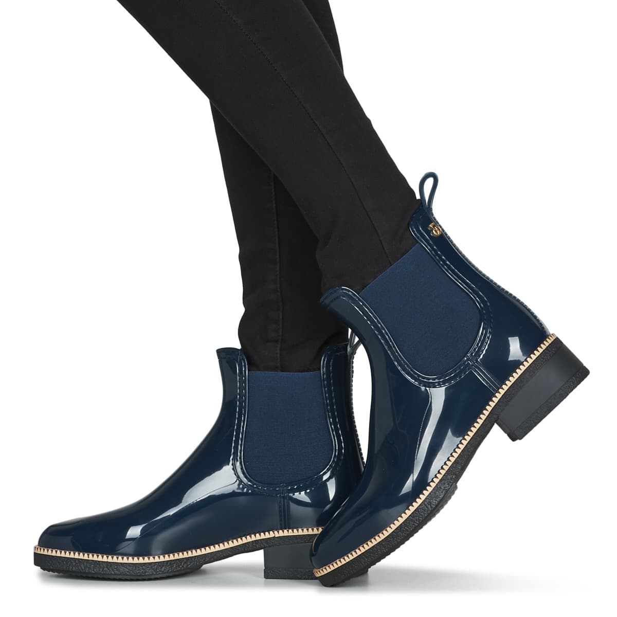 Women's Wellington Boots Lemon Jelly Blue