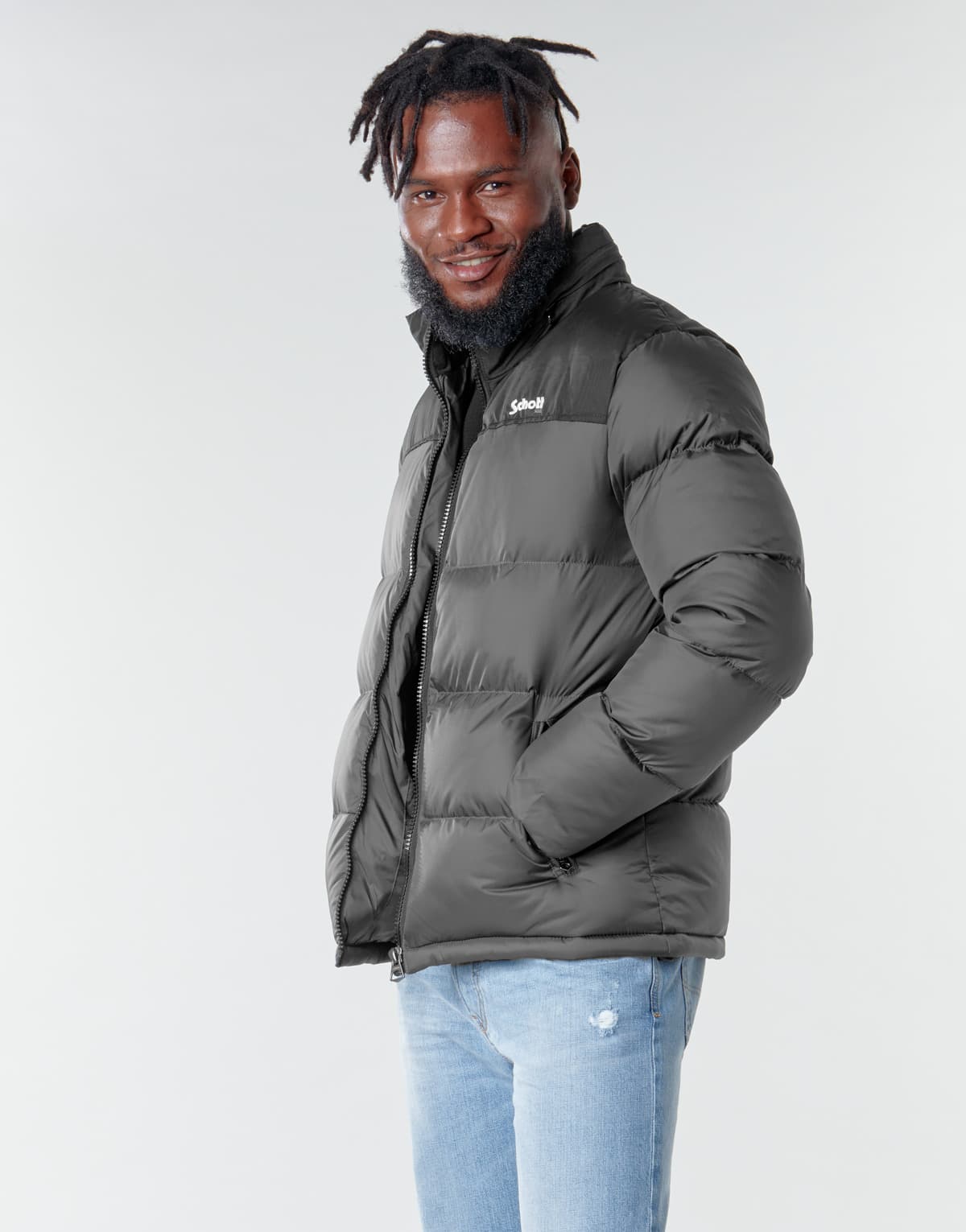 Men's Jackets Schott Gray