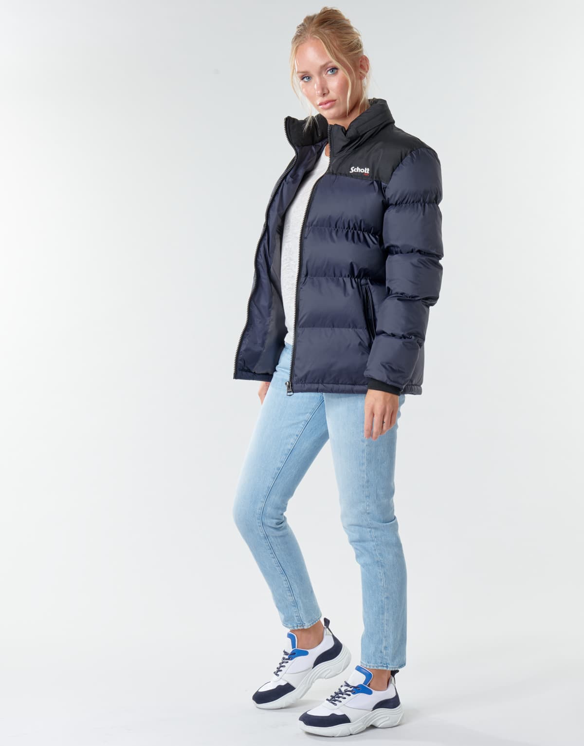 Men's Jackets Schott Blue