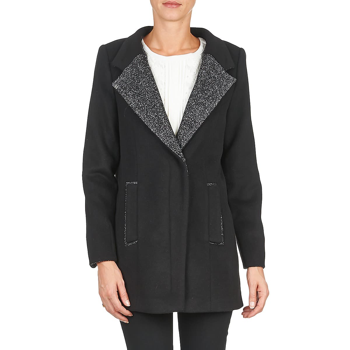 Women's Coats Naf Naf Black