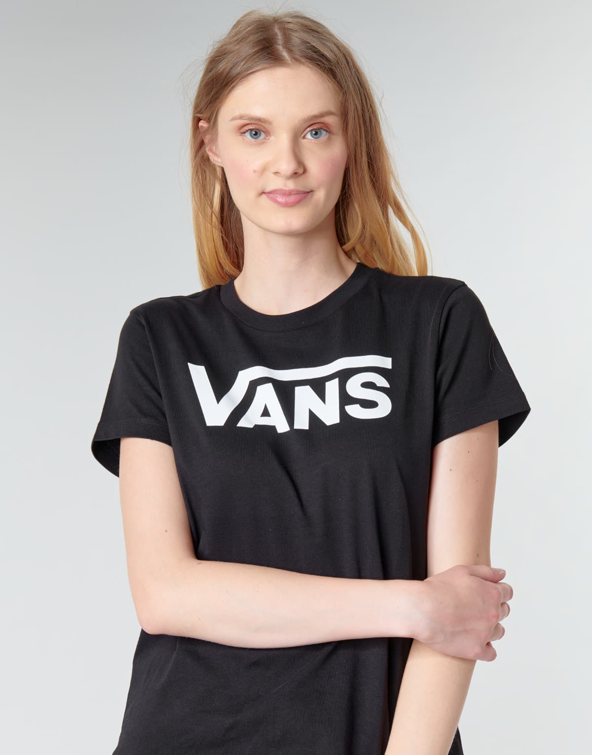 Women's T-Shirts Vans Black