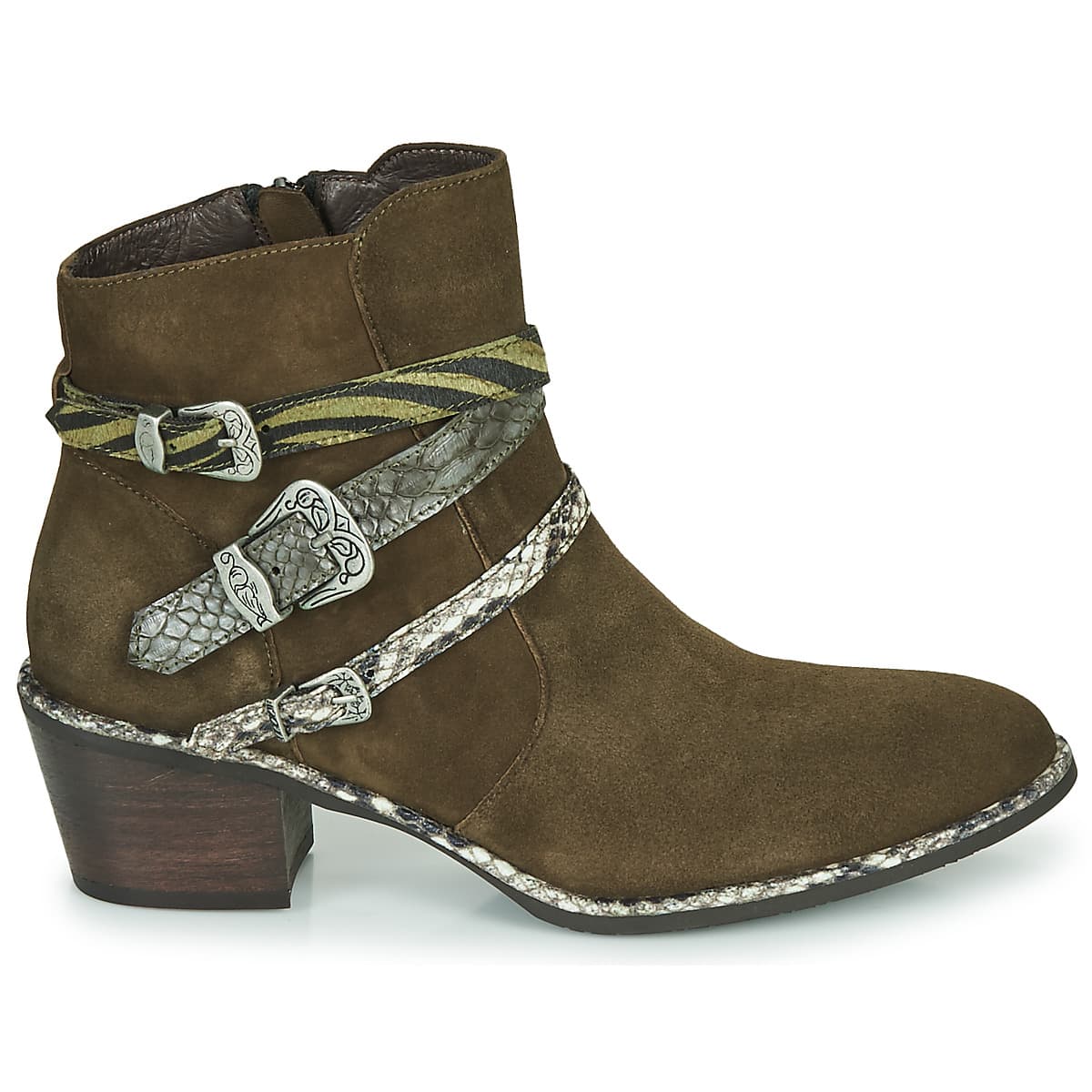 Women's Ankle Boots Regard Khaki