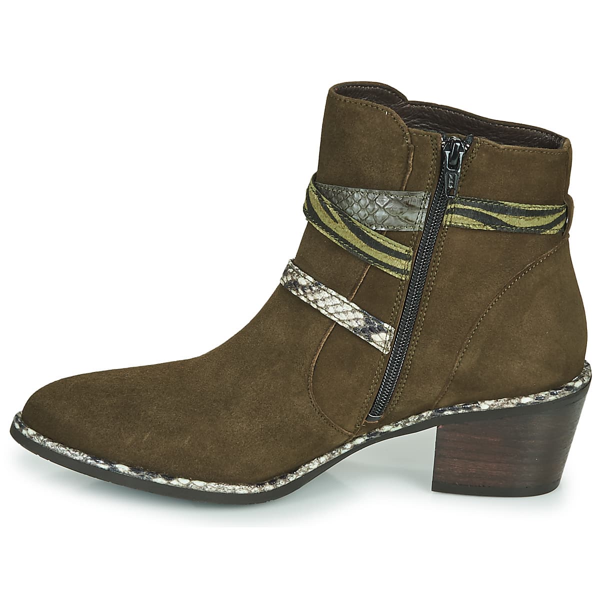 Women's Ankle Boots Regard Khaki