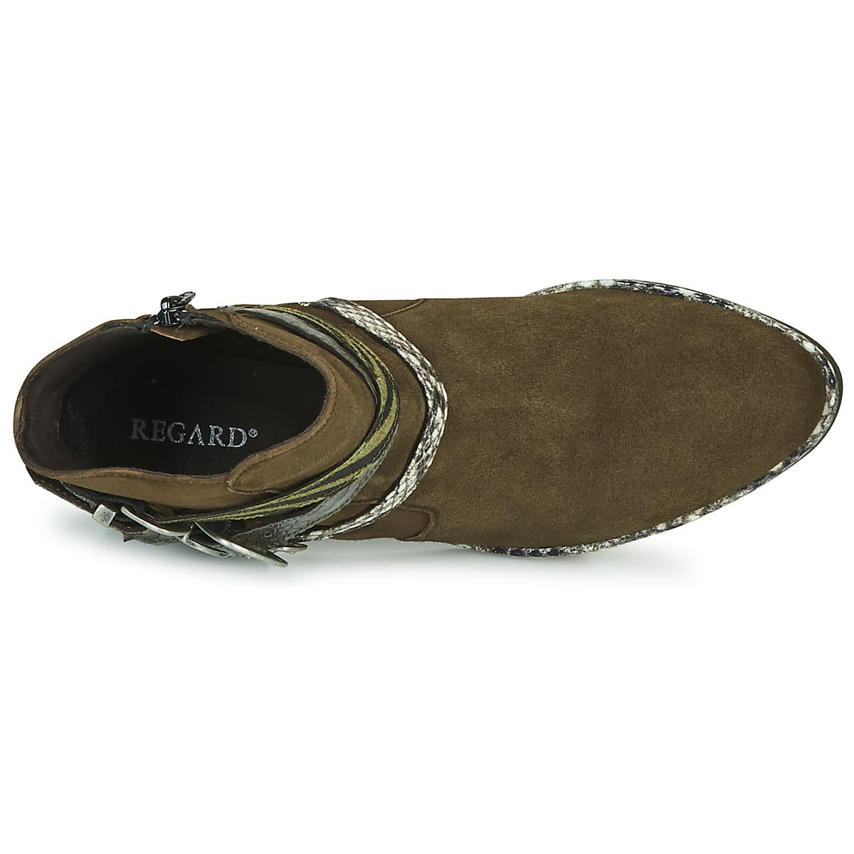 Women's Ankle Boots Regard Khaki