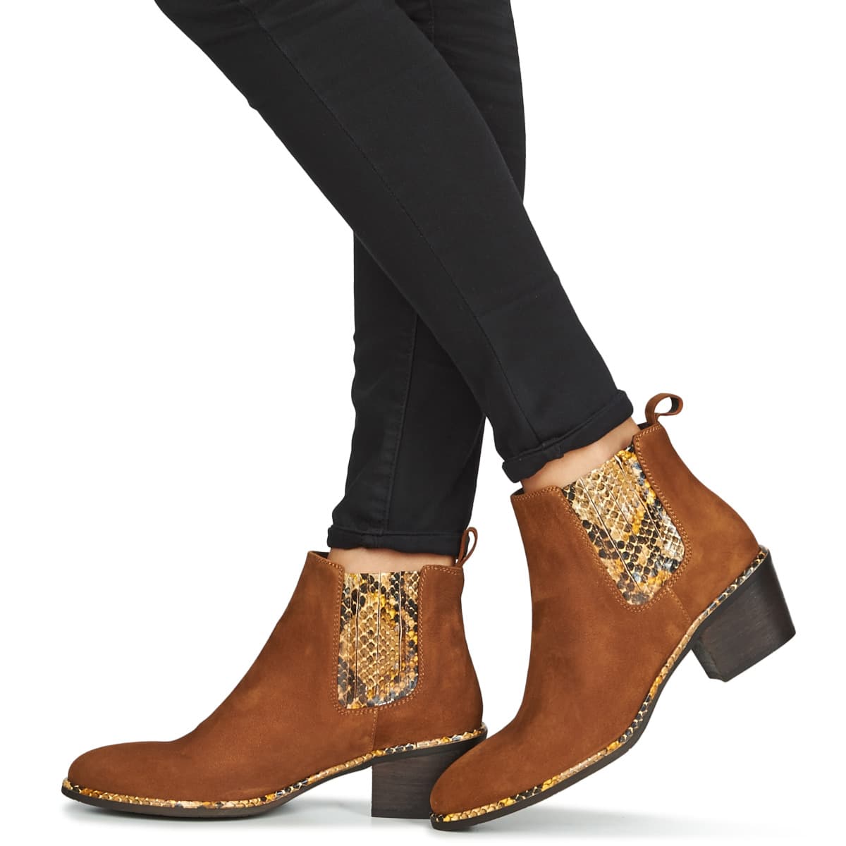Women's Ankle Boots Regard Brown