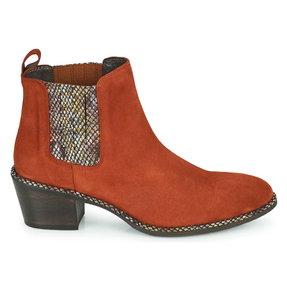 Women's Ankle Boots Regard Red