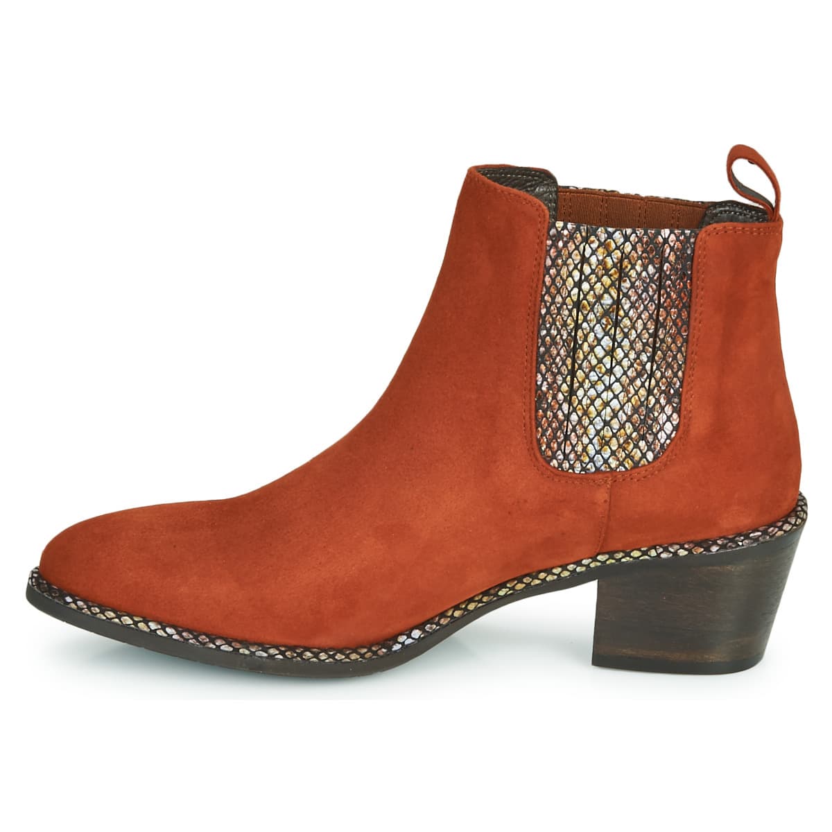 Women's Ankle Boots Regard Red