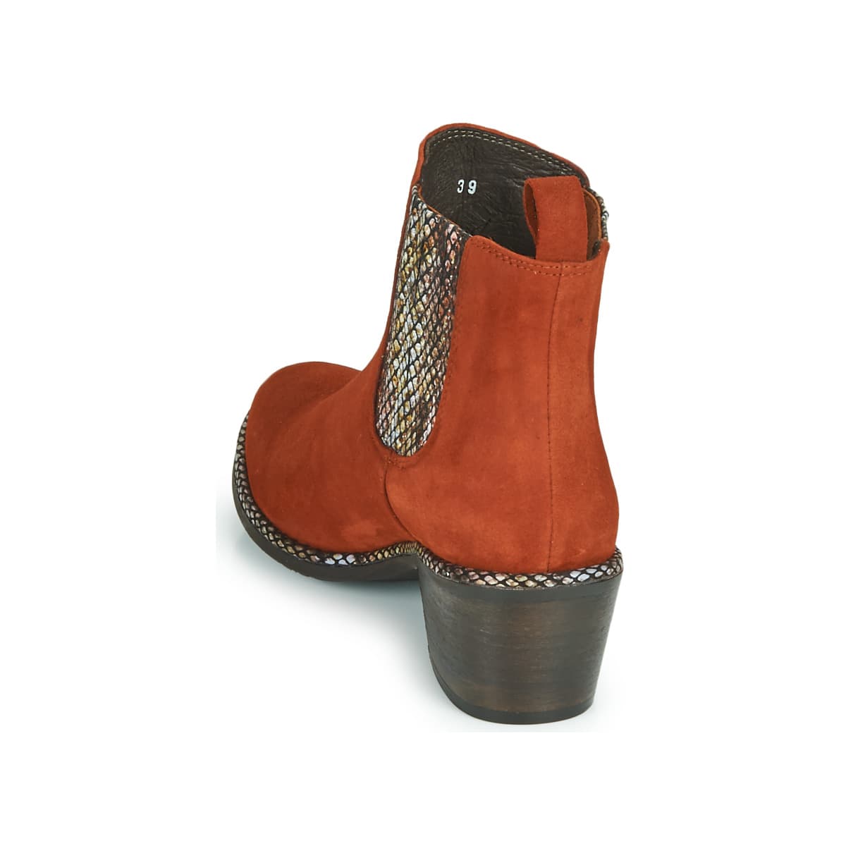 Women's Ankle Boots Regard Red