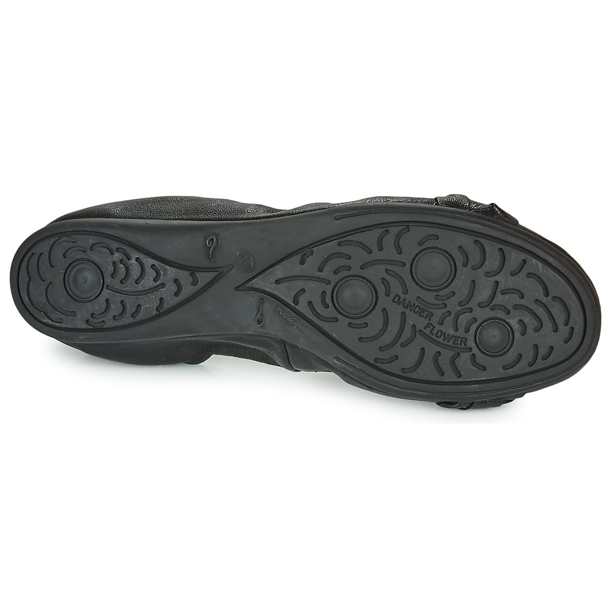 Women's Ballet Flats Dream in Green Black