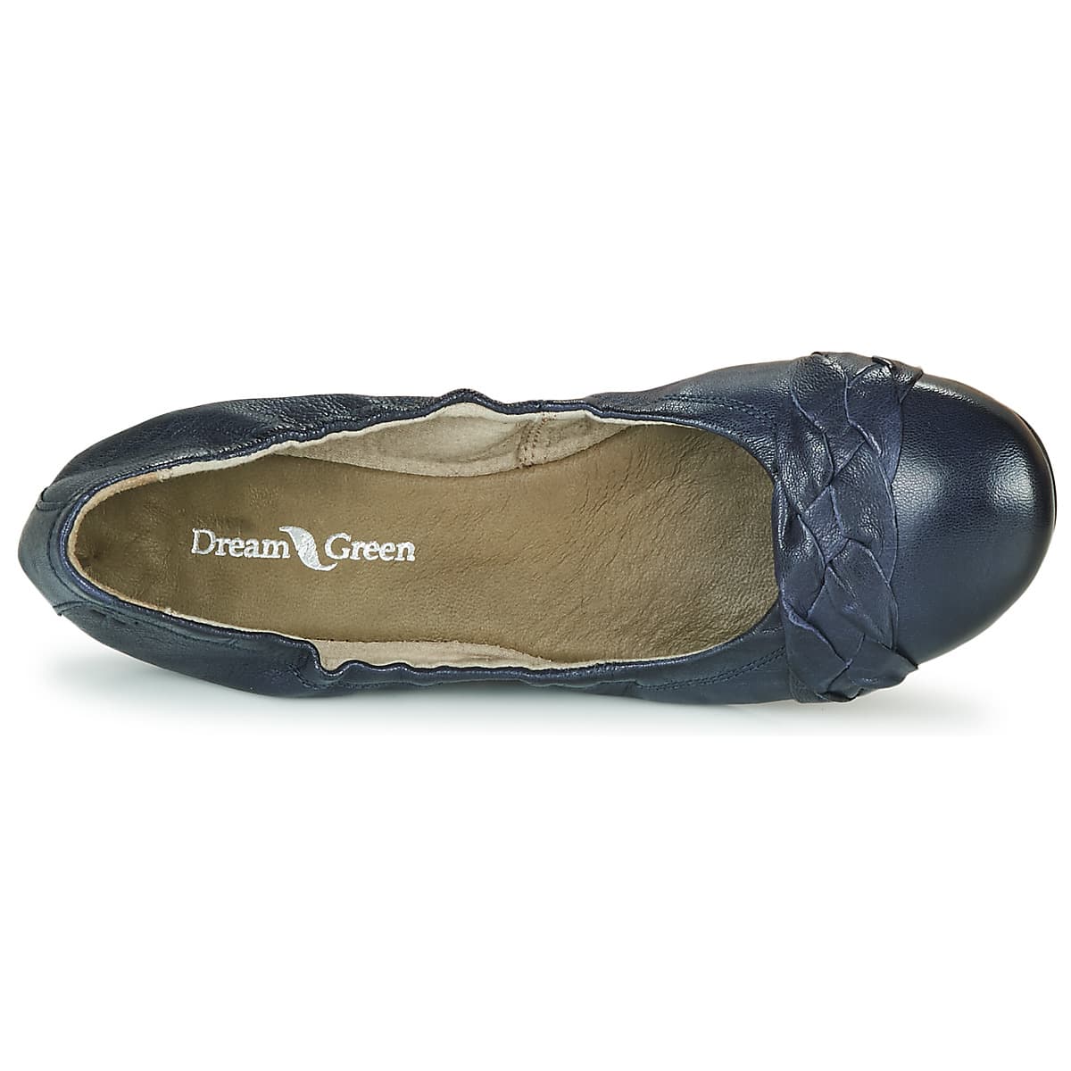 Women's Ballet Flats Dream in Green Blue