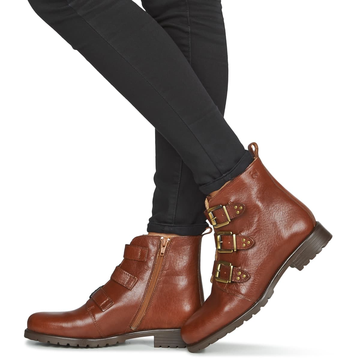 Women's Boots Dream in Green Brown