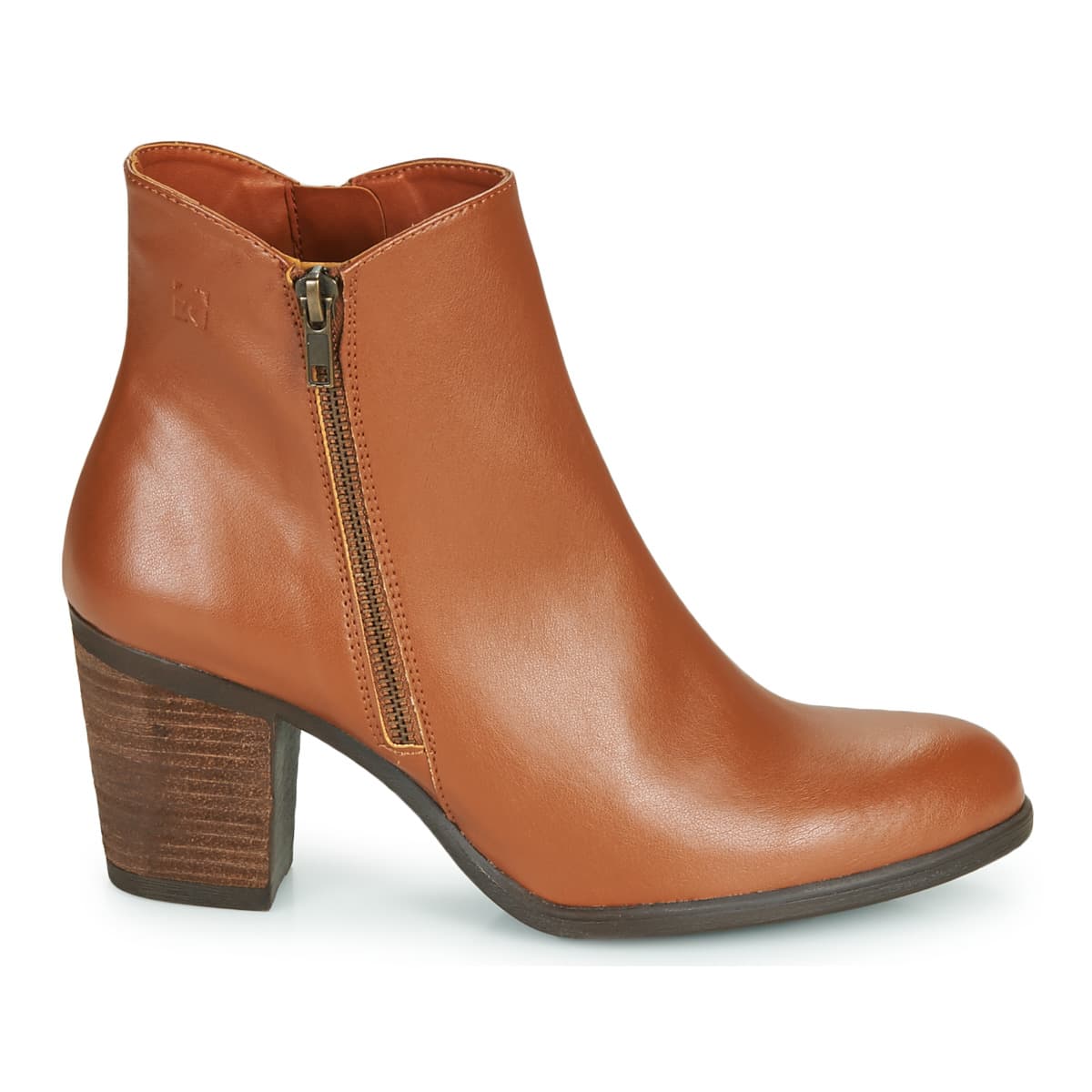 Women's Ankle Boots Dream in Green Brown