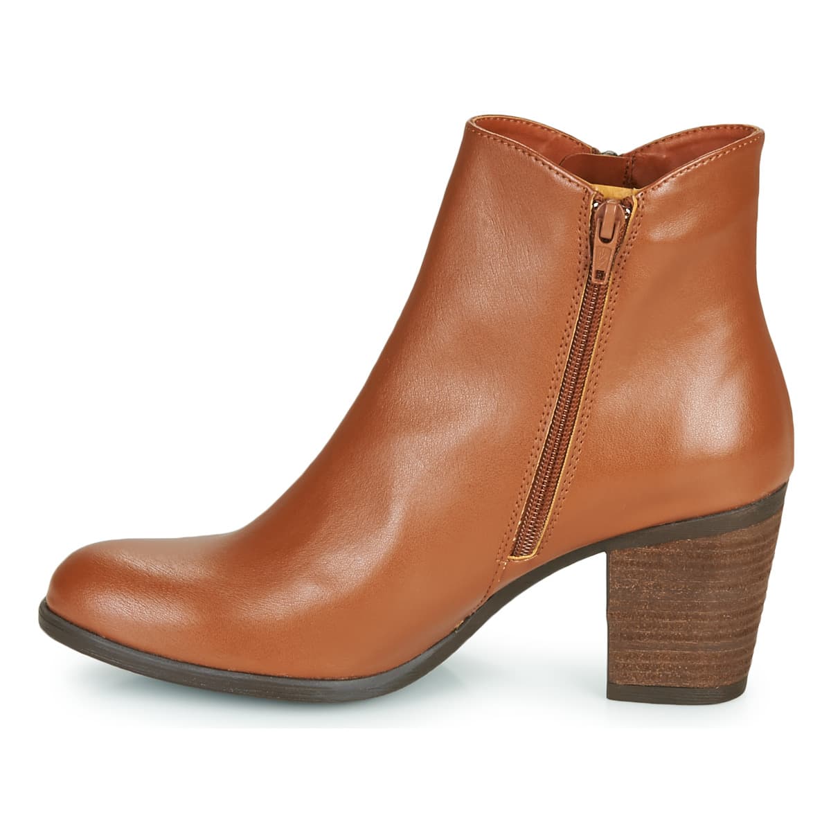 Women's Ankle Boots Dream in Green Brown
