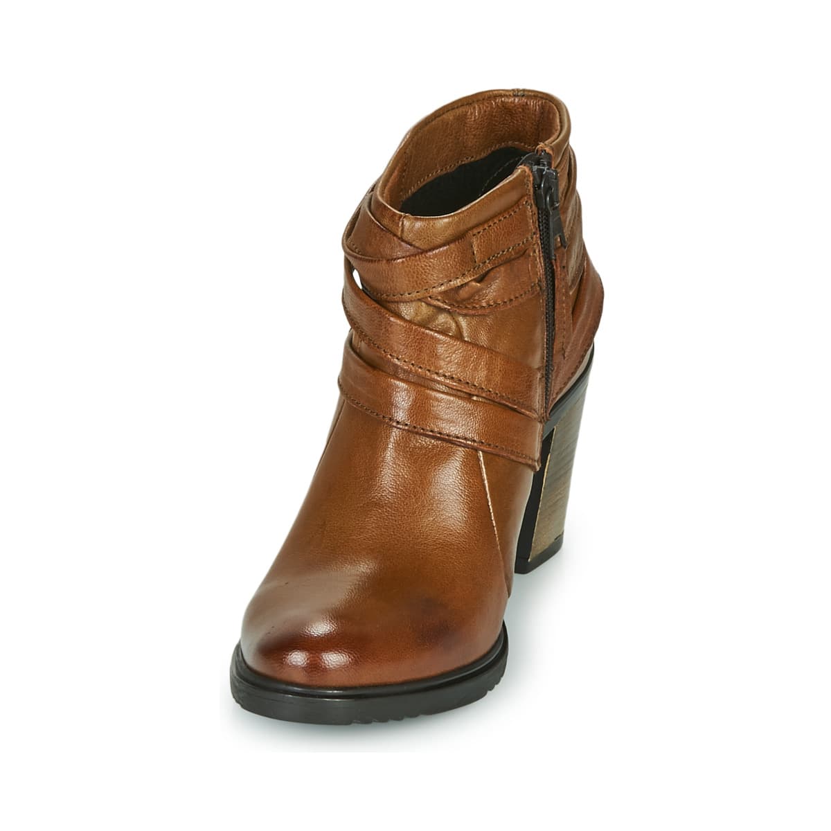 Women's Ankle Boots Dream in Green Brown