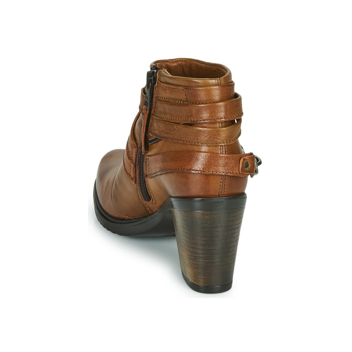 Women's Ankle Boots Dream in Green Brown