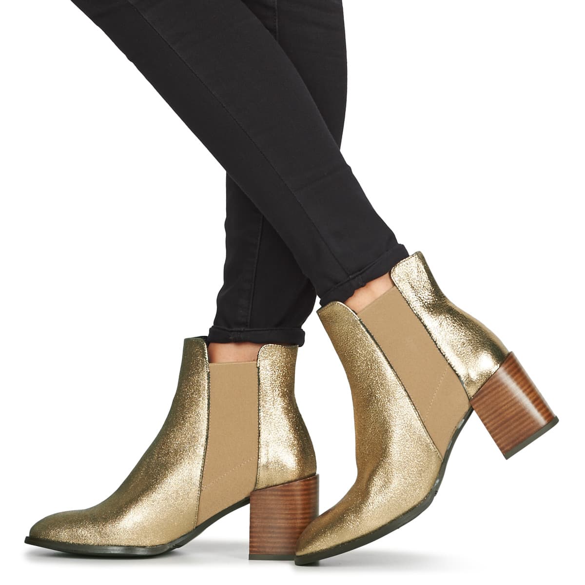 Women's Ankle Boots Fericelli Gold