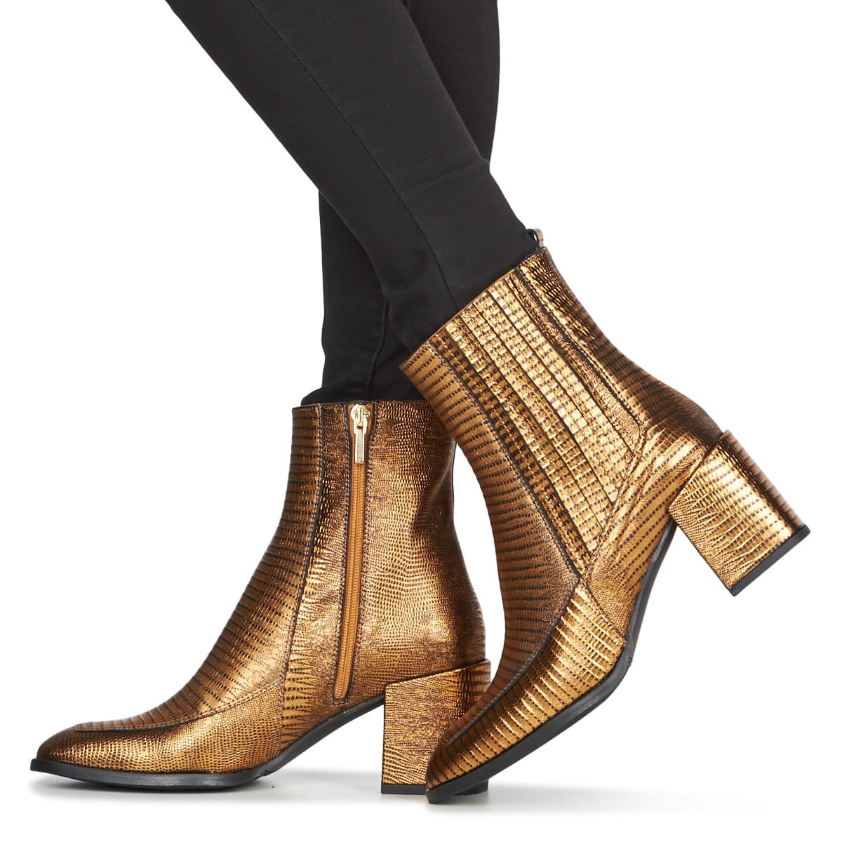 Women's Ankle Boots Fericelli Gold