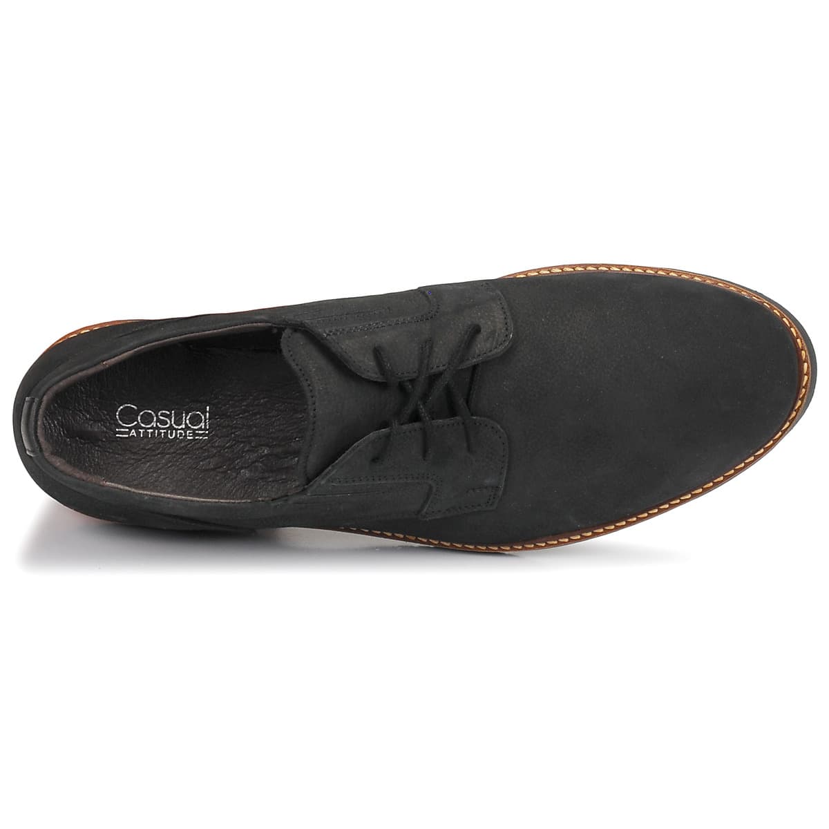Men's Derby Shoes Casual Attitude Black