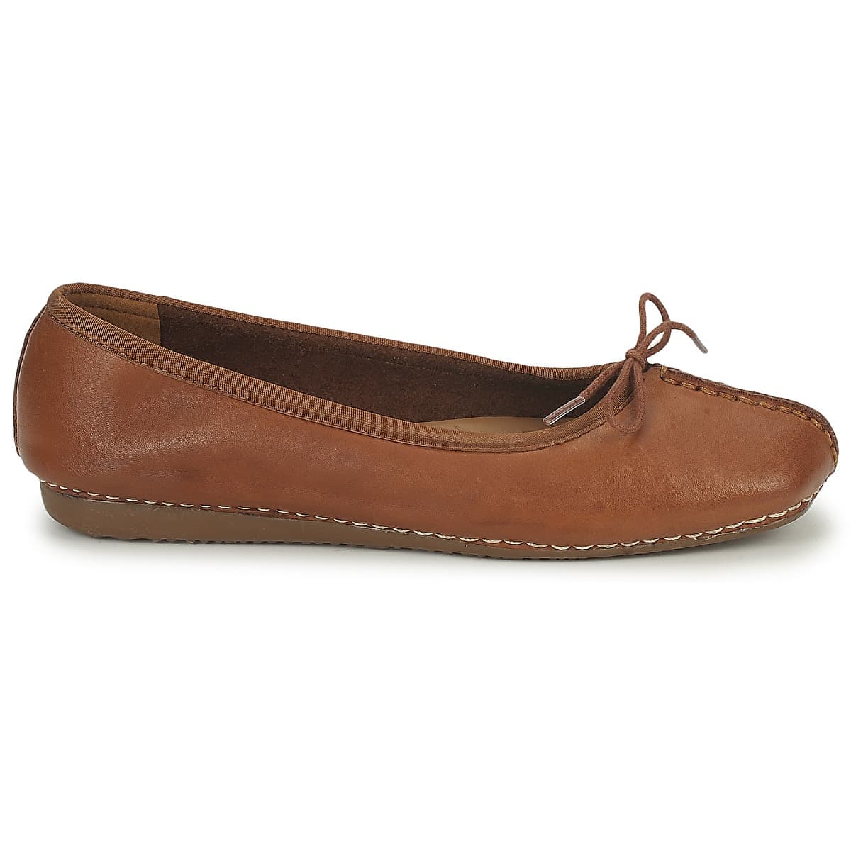 Women's Ballet Flats Clarks Brown