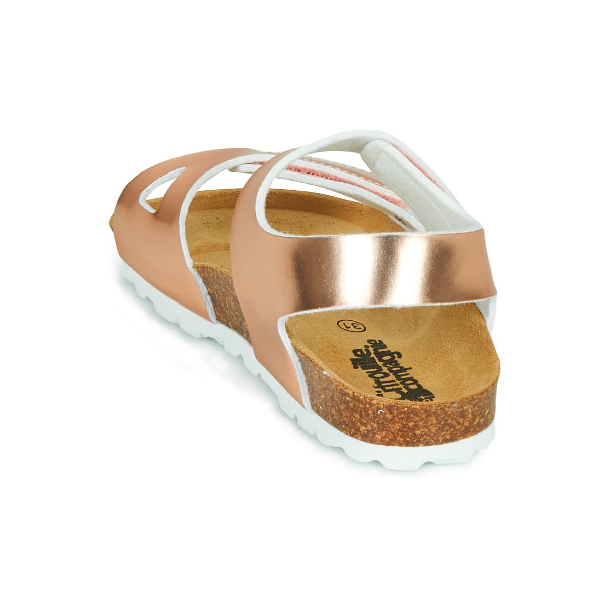 Girls' Sandals Citrouille et Compagnie Gold
