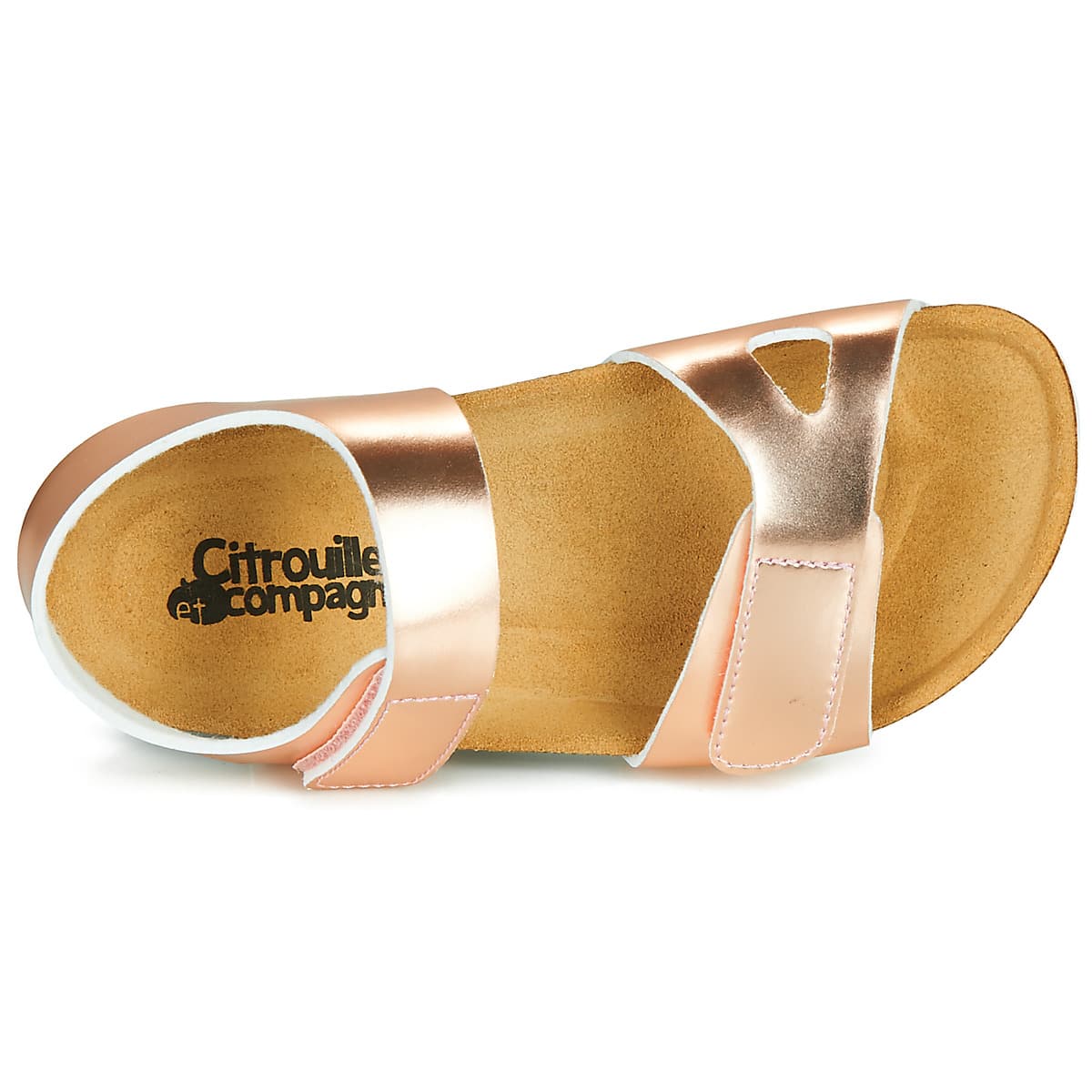 Girls' Sandals Citrouille et Compagnie Gold